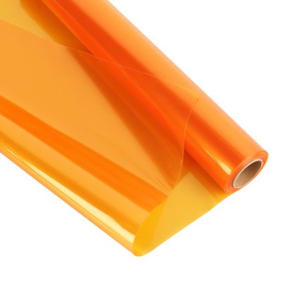Cellophane Wrap Roll-Gold Wrapping Paper Roll 34 In Wide X 100 Ft Long, 3 Mil Thick Translucent Gold Cellophane Gift Wrapping Paper for Hampers, Flower Bouquets, Baskets, Treats, DIY Arts Crafts Dcor