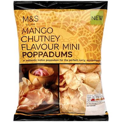 Marks and Spencer Mango Chutney Poppadoms 50g