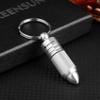 KEENSUN Cigar Punch - Cigar Hole Opener Stainless Steel Punch Blade, Portable Rotary Punch with Key Chain Ring (Silver) view 4