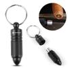 KEENSUN Cigar Punch - Cigar Hole Opener Stainless Steel Punch Blade, Portable Rotary Punch with Key Chain Ring (Black) view 1