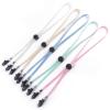 5 Pieces Adjustable Hat Strap Clips Windproof Anti-Loss Cap Strap Clips Hat Chin Cord for Travel, Golfing, Fishing view 1