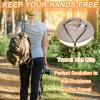 5 Pieces Adjustable Hat Strap Clips Windproof Anti-Loss Cap Strap Clips Hat Chin Cord for Travel, Golfing, Fishing view 2