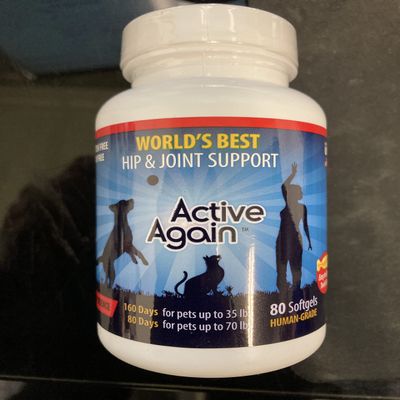 ACTIVE AGAIN Capsules for Pets (80 Capsules)