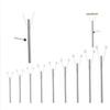 9 Sacred Solfeggio Healing Hand Tuned Pipes with 9 Mallets Individual Wooded Hand Stands LOUDER thank Tuning Forks view 1