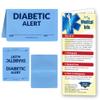 StoreSMART -Vial of Life- Folding Wallet Diabetic Alert - Emergency Medical Information Holder for ID - 10 -Pack - DBPRWLT-10 view 1