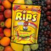 Sweetzo - Rips Rainbow Bite Sized Licorice Pieces, Peelable Fruit Juice Flavored Candy, Resealable Share Size Snack Bags, Pack of 2, 8 Ounces view 2