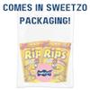 Sweetzo - Rips Rainbow Bite Sized Licorice Pieces, Peelable Fruit Juice Flavored Candy, Resealable Share Size Snack Bags, Pack of 2, 8 Ounces view 4