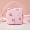 Adorable Pink Peri - Reusable Sanitary Napkin Pads Storage Bag Portable for Women Girls | Made of Nylon Water Resistance Reusable | Zero Waste Period (Peach + Unicorn) view 3