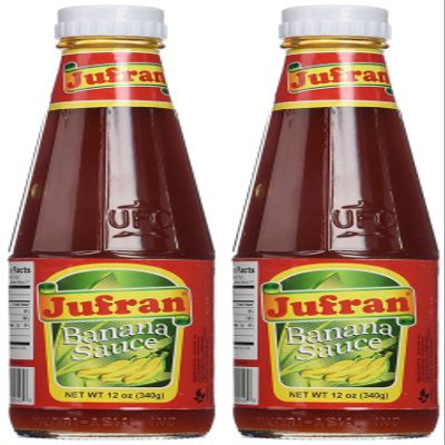 2 set Jufran Banana Sauce, 12 oz x 2 bottles