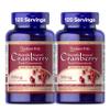 Puritan's Pride Naturally Sourced Cranberry One Per Day Fruit Concentrate 500mg, 50:1 Dietary Supplement for Urinary Tract Support, 4 Month Supply, 120 Rapid Release Capsules, 2 Pack view 1