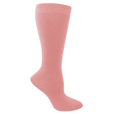 Prestige Medical 12" Premium Knit Compression Socks, Pastel Pink