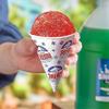 Concession Essentials 100 Count 6oz Snow Cone Cups with 100 8" Neon Spoon Straws, Pack of 200ct (100 cups/100 straws) view 2