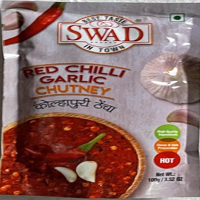 Swad Kolhapuri Thecha (Red Chilli Garlic Chutney) - 100 Gram