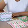 15 Custom Pink and Green notecards |Sorority Inspired | Thank you, Birthday, Sisterhood and all occasion cards view 2