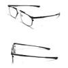 LKP Presbyopia Glasses, Adjustable Reading Glasses Metal Frame Readers For Unisex Reading Eyeglasses Diopter +2.50(Black,+1.00) view 2