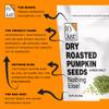 It's Just - Pumpkin Seeds (Pepitas), No Shell, Keto Friendly Snacking, Non-GMO, Packed in USA (Dry Roasted/Sea Salted, 30 Ounce) view 3