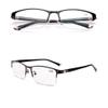 LKP Photochromic Anti Blue Light Reading Glasses Progressive Multifocal Outdoor Glasses Sunglasses Half Metal Frame 1pack(Black,+2.50) view 2
