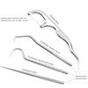 Toothpicks Pocket Set Reusable Dental Floss Picks Kit Stainless Steel Teeth Cleaning Tools Flossers for Adults Tooth Picker Oral Hygiene Travel (2 Set) view 4