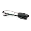 LKP Photochromic Anti Blue Light Reading Glasses Progressive Multifocal Outdoor Glasses Sunglasses Half Metal Frame 1pack(Silver,+2.00) view 1