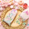 100 Pack Pink Elephant Baby Shower Cellophane Treat Bags Cute Pink Elephant Candy Goodie Bags Baby Shower Favor Supplies with 150 Pieces Gold Twist Ties for Gender Reveal Birthday Party Supplies view 2