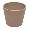 Lead Style S-13C25TP Smooth Line Pot 25, for Flower Arrangement, No Holes, Resin, Taupe, Diameter 9.8 x Height 8.1 inches (25 x 20.5 cm) view 1