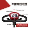 Folding Mobility Scooter for Seniors 4 Wheel Scooter for Adults Electric Medical Scooter Compact for Travel - Electric Powered Wheelchair Device - Compact Heavy Duty Mobile (Red) view 4