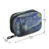 ALAZA Starry Night Art Painting Pill Case 7 Day Weekly Medicine Organizer Travel Portable Compact Pill Box Holding Vitamins Supplements Fish Oil view 3