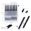 (4 Packs) Hearing Aid Wax Guard Filters (32 Units) Replacement Wax Cerumen Stop Wax Traps for Phonak, Widex, Unitron and Resound - 5 pieces Hearing Aid Cleaning Kit Accessories with Carry Case view 3