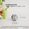 ILEWEI Chinese Traditional Baoding Balls Black White Natural Marble Health Exercise Medicine Massage Balls for Hand Therapy Stress Relief Relax Fingers Gift (1.4 inches, Black White with Bag) view 2