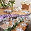 Hotop 200 Pack Hydrangea Paper Napkins Purple Floral Butterfly Disposable Hand Towels 2 Ply Decorative Guest Dinner Napkins Bulk for Home Bathroom Wedding Birthday Spring Tea Party Supplies view 4