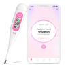 femometer Digital Basal Thermometer, Accurate Baby Thermometer for Fever, 1/100th Degree High-Precision Oral Thermometer for Pregnancy & Natural Family Plan Pink view 1
