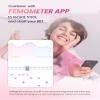 femometer Digital Basal Thermometer, Accurate Baby Thermometer for Fever, 1/100th Degree High-Precision Oral Thermometer for Pregnancy & Natural Family Plan Pink view 3