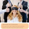 12 Pack Blindfold Eye Mask Cover Sleep Mask for Team Games Travel Sleep Party Supply with Adjustable Strap for Women Men Kids, Black view 4