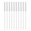 10 Pcs Hearing Aid Vent Tube Cleaning Brush, Professional Nylon Hair Hearing Aid Tube Cleaning Tool Accessory for Clean Small Holes or Pipes view 1