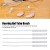 10 Pcs Hearing Aid Vent Tube Cleaning Brush, Professional Nylon Hair Hearing Aid Tube Cleaning Tool Accessory for Clean Small Holes or Pipes view 4