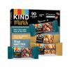 KIND Thins Snack Bars, 2 Flavor Variety Pack, Gluten Free, 100 Calorie, 60 Count, Dark Chocolate Nuts & Sea Salt & Caramel Almond & Sea Salt view 1