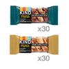 KIND Thins Snack Bars, 2 Flavor Variety Pack, Gluten Free, 100 Calorie, 60 Count, Dark Chocolate Nuts & Sea Salt & Caramel Almond & Sea Salt view 2