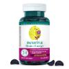 NEURIVA Brain + Energy Gummies, Nootropic Brain Supplements for Focus and Concentration with Neurofactor, Vitamin B12 & Caffeine for an Energy Boost*, 75ct Natural BlackBerry view 1