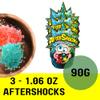 Sweetzo - Aftershocks Watermelon and Blue Raspberry Popping Rock Candy, Individually Wrapped Bulk Fruit Flavored Fizzy Candies, Throwback 90's Snacks, Pack of 3, 1.06 Ounces view 4