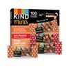 KIND Minis Variety Pack, Dark Chocolate Cherry Cashew, Peanut Butter Dark Chocolate, Low Sugar Snacks, Low Calorie Bars, Gluten Free, 20 Count view 1