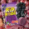 Sweetzo - Rips Rolls Grape Licorice Candy, Fruit Flavored Individually Wrapped Sour Belts for Party Favors and Goodie Bag Fillers, 40 Inches, Pack of 3 view 2