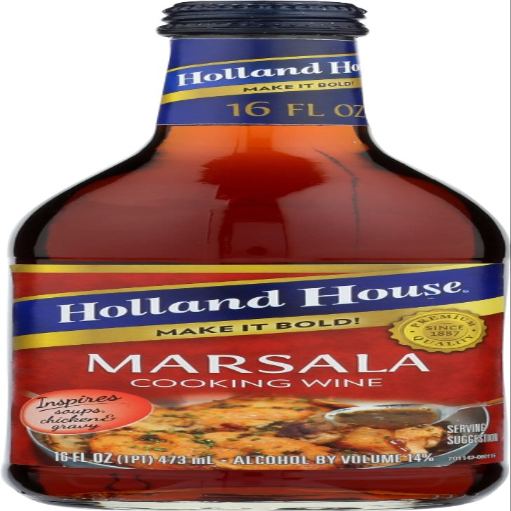Holland House Marsala Cooking Wine, 16 Ounce (Pack of 6)