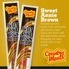 Country Meats, Meat Sticks, 0 Trans Fat, USDA Certified, Good Source of Protein, Carb Conscious Snack (24 Meat Sticks, Sweet Annie Brown) view 3