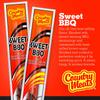 Country Meats, Meat Sticks, 0 Trans Fat, USDA Certified, Good Source of Protein, Carb Conscious Snack (24 Meat Sticks, Sweet BBQ) view 3