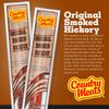 Country Meats, Meat Sticks, 0 Trans Fat, USDA Certified, Good Source of Protein, Carb Conscious Snack (24 Meat Sticks, Original Smoked Hickory) view 3