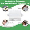 Elegant Lunch Napkins. 250 Count Lunch Napkin 1 Ply Pack of 250, White. view 3