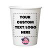 Cupslock Personalized Paper Cups  Custom Paper Cups for Hot and Cold Drinks  Coffee Cups for Shops, Office, Businesses  Sturdy and Reliable Custom Cups Personalized with Logo (8oz -50Pack) view 1