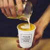 Cupslock Personalized Paper Cups  Custom Paper Cups for Hot and Cold Drinks  Coffee Cups for Shops, Office, Businesses  Sturdy and Reliable Custom Cups Personalized with Logo (8oz -50Pack) view 3
