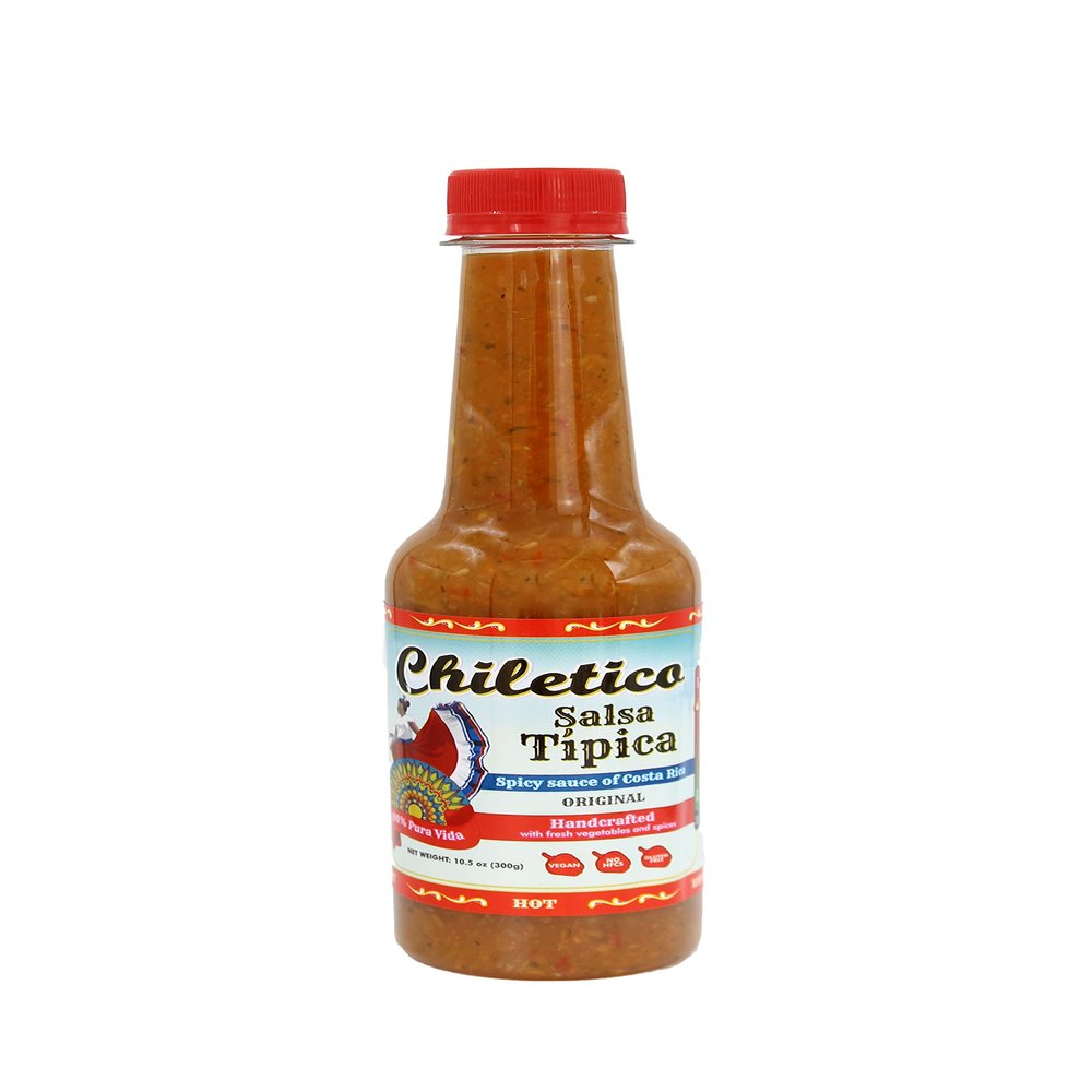Chiletico - Costa Rica Traditional Sauce, Hot, 10.5 fl oz, pack of 1