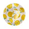 Geeklife Gold Lemon Paper Party Cups, 9oz Fruit Disposable Decorative Cups Set, Sparkly Gold Foil Paper Cups Bulk,40 pcs view 2